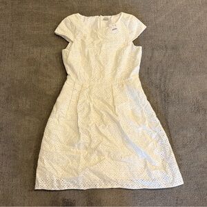 White j crew dress